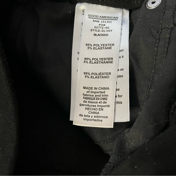 Good American Faux Suede Good Legs Crop Size 29 - Picture 7 of 7